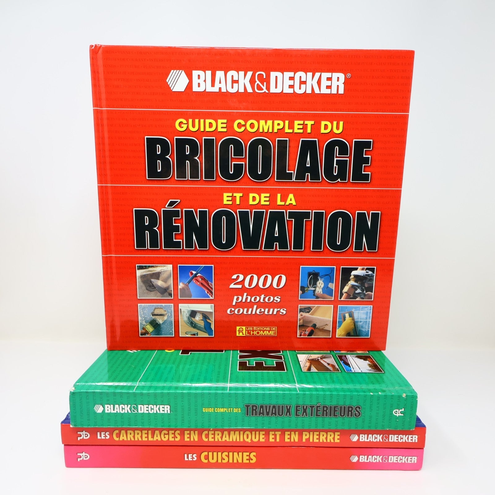 Guide Complet Black & Decker Lot Bricolage/Rénovation/Travaux Extérieurs/Cuisine