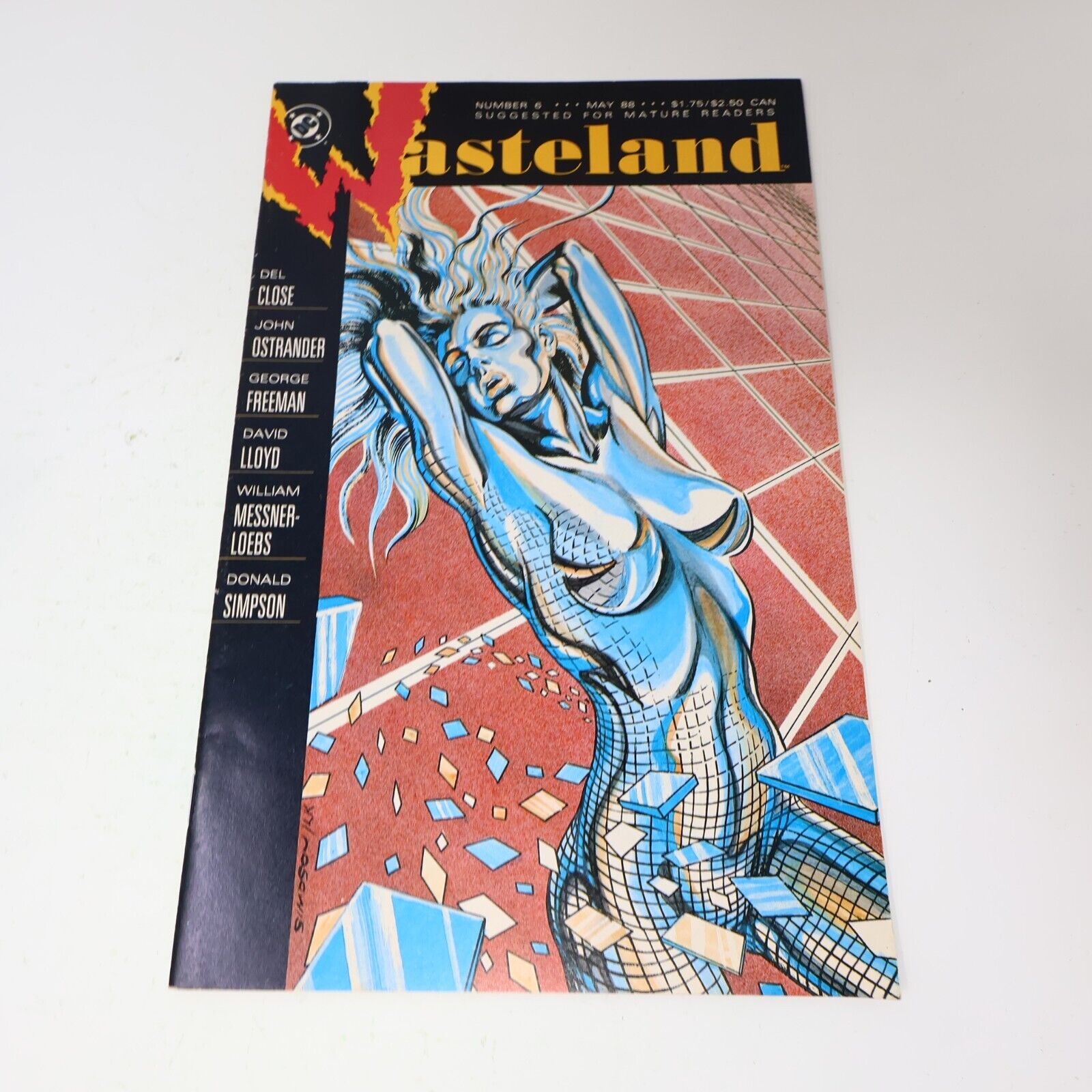 Lot 2 Comics Wasteland #6, 10 Del Close/John Ostrander/David Lloyd DC 1980s