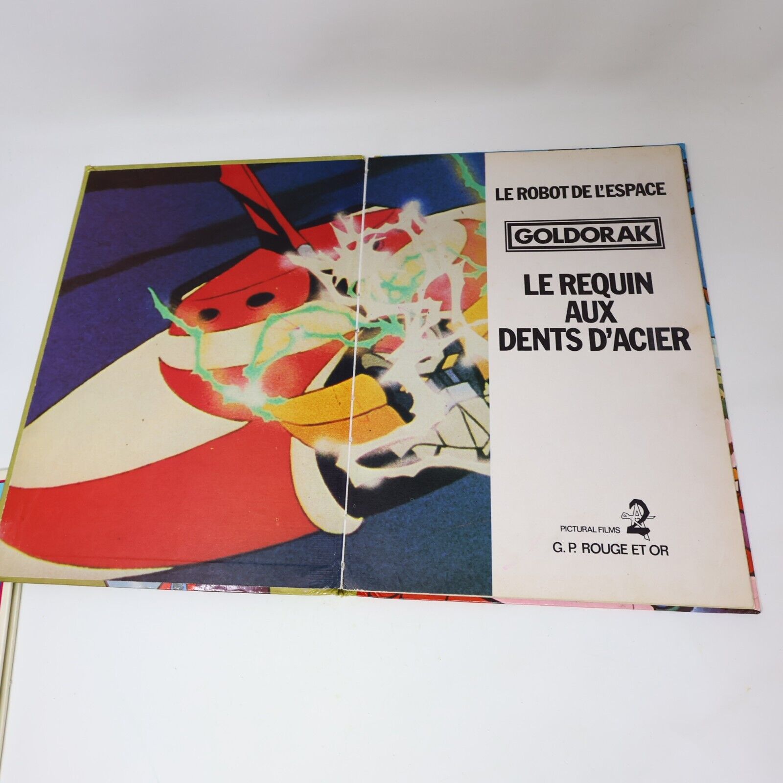 Lot 10 Livres Enfants Vintage Goldorak Belle et Sébastien Richard Scarry French