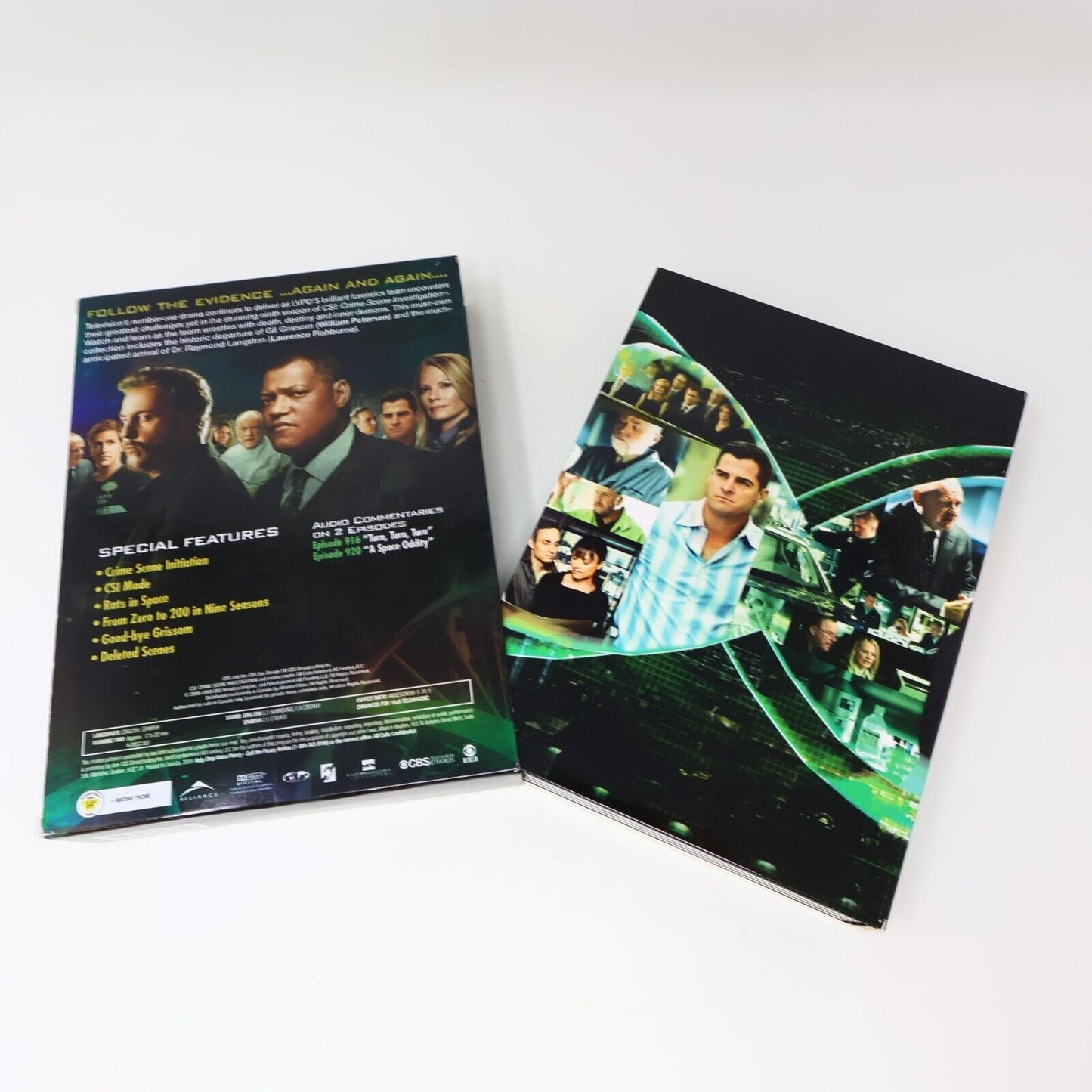CSI Crime Scene Investigation Ninth Season #9 DVD Tested NTSC Laurence Fishburne