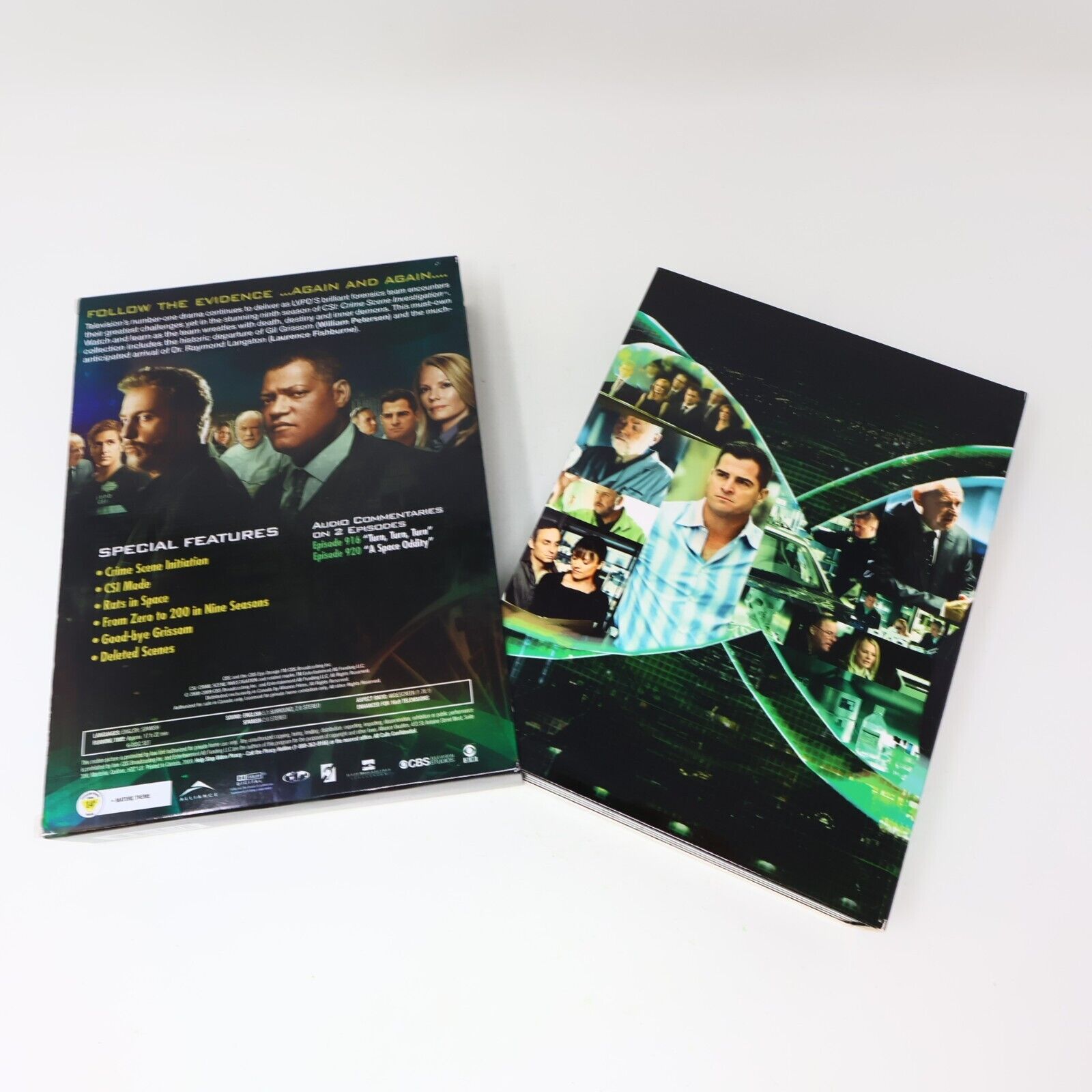 CSI Crime Scene Investigation Ninth Season #9 DVD Tested NTSC Laurence Fishburne