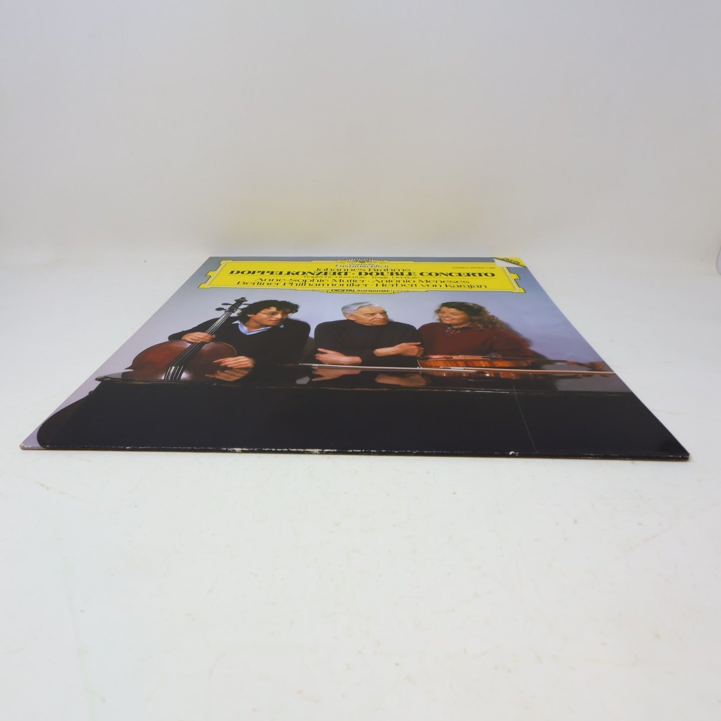 Herbert von Karajan Brahms Mutter Meneses Double Concerto LP Record 410 603-1