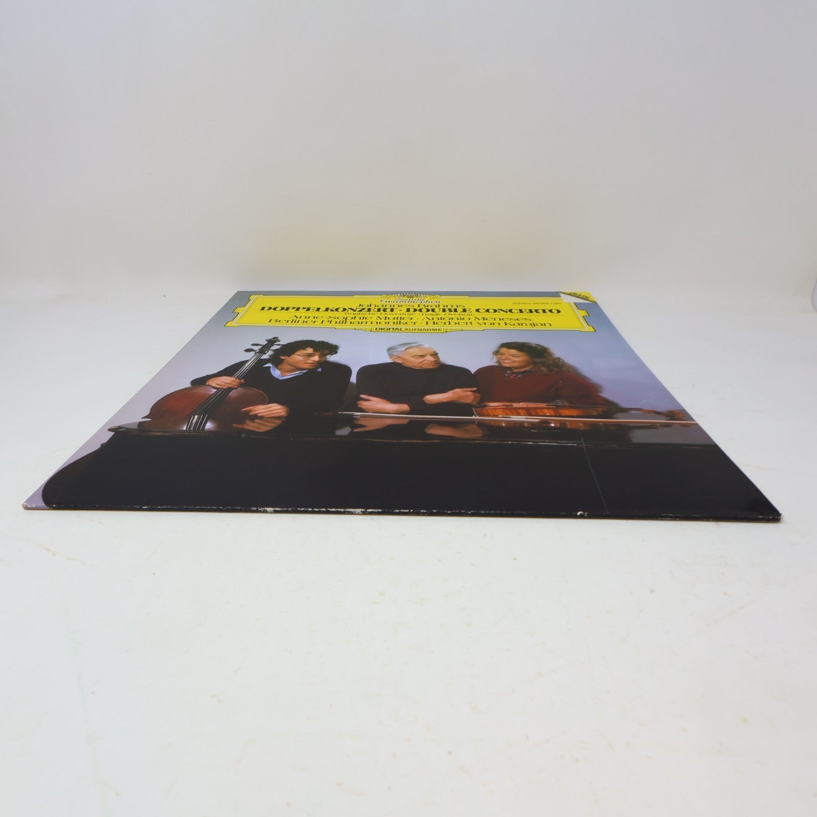 Herbert von Karajan Brahms Mutter Meneses Double Concerto LP Record 410 603-1