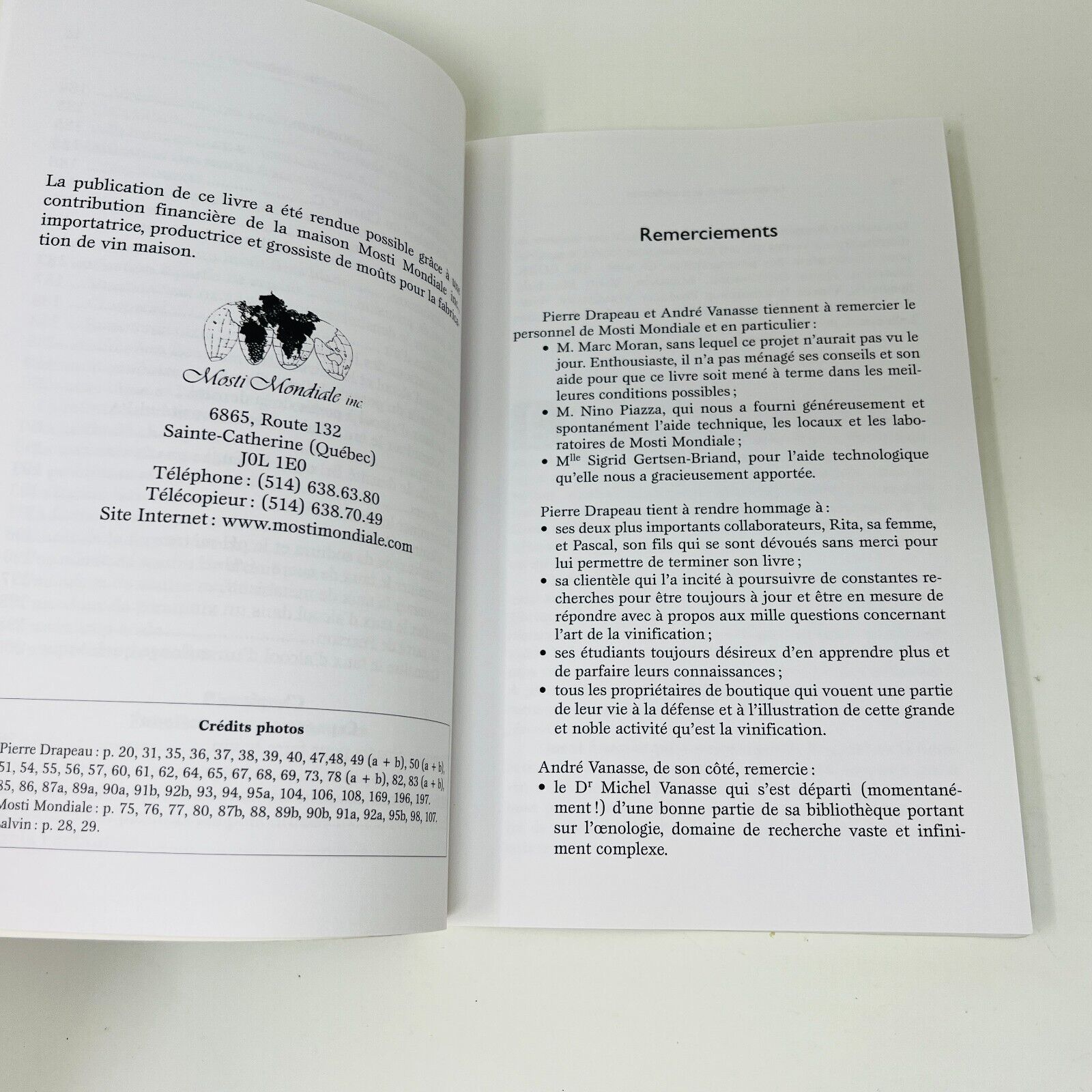 L'Encyclopédie du Vin Maison #1 Fermentation et Vinification de Drapeau/Vanasse