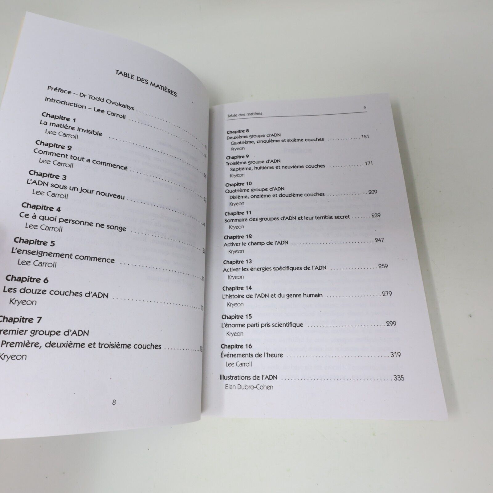2011 Les Douze Couches de l'Adn Tome X Kryeon Ésotérisme Ariane Français Livre