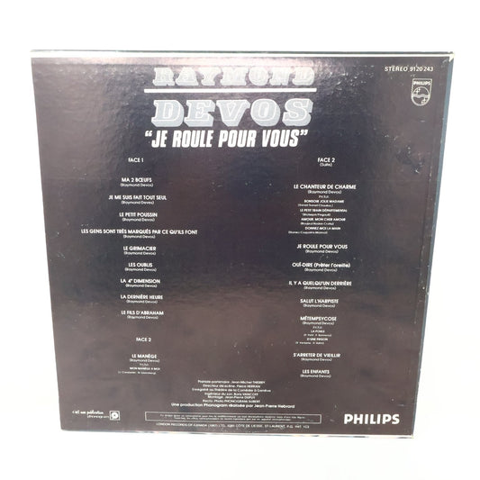 Raymond Devos Je Roule Pour Vous LP Record 1977 Philips French Humor 9120 243