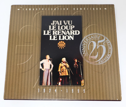 J'ai Vu Le Loup Le Renard Le Lion CD 25e 1974-1999 Leclerc/Vigneault/Charlebois