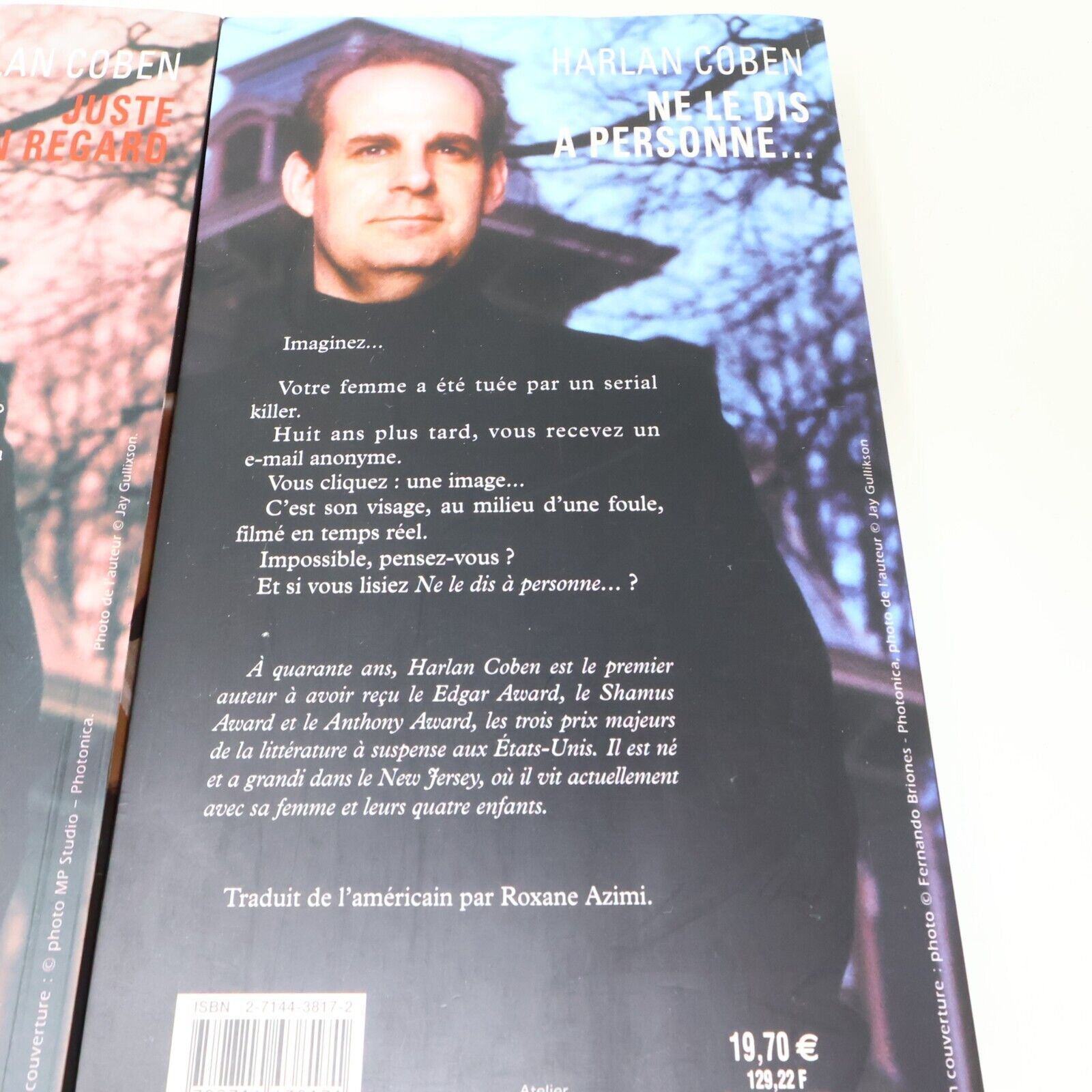 Harlan Coben Juste un Regard Ne le Dis à Personne Lot 2 Livres Roman Policier PB