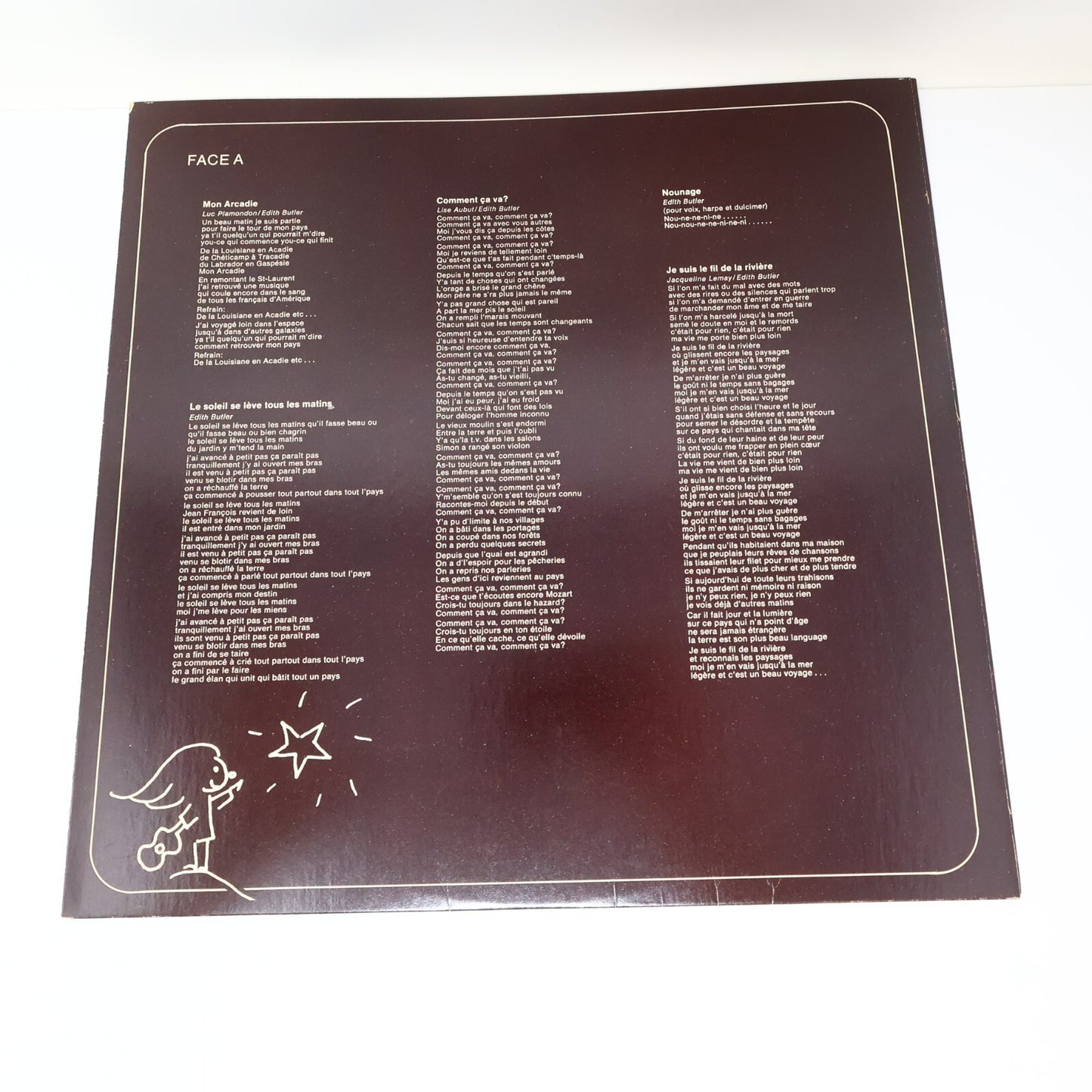 Edith Butler Lot 2 Disques LP Record Vinyl L'Espoir/Asteur Qu'on est Là....
