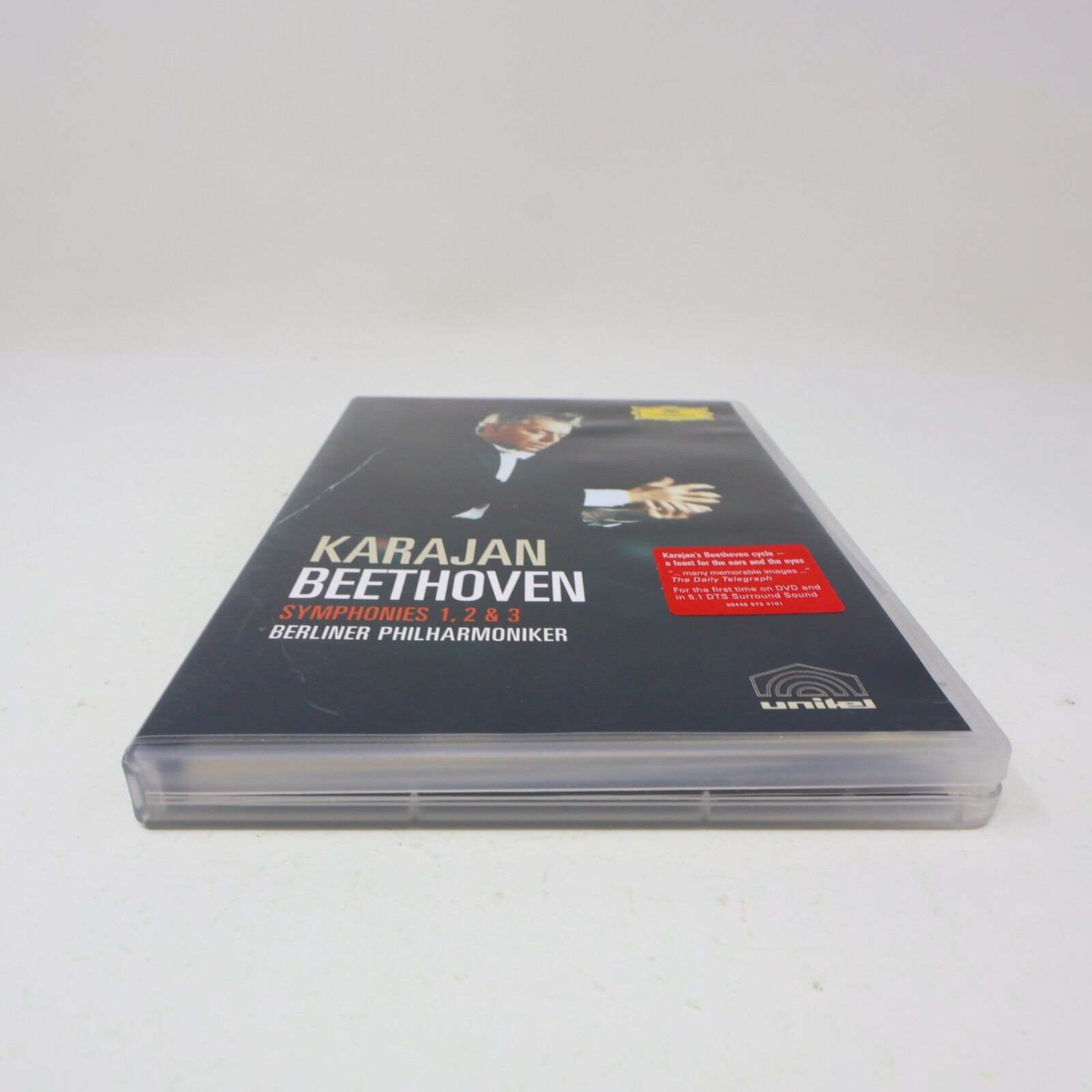 Herbert von Karajan Beethoven Symphonies #1-2-3 Berliner Philharmoniker DVD NTSC