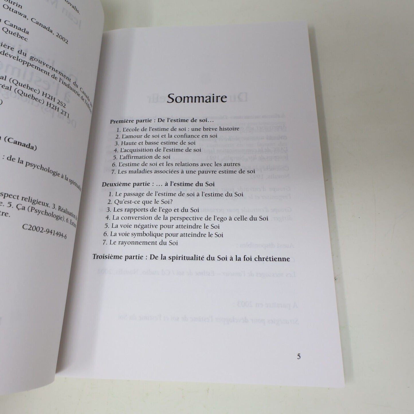 2002 De l'Estime de Soi à l'Estime du Soi de Jean Monbourquette Coffret Novalis