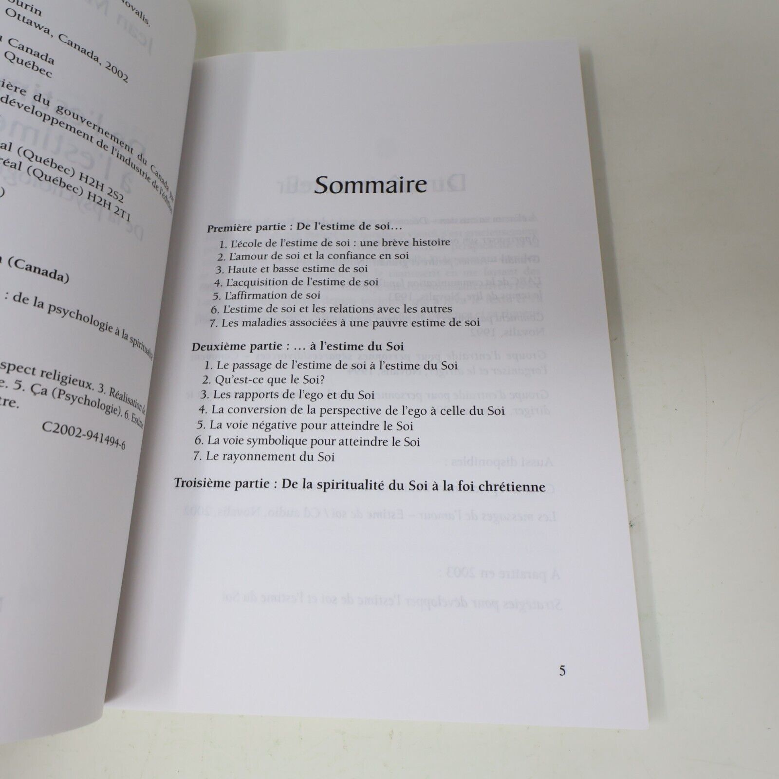 2002 De l'Estime de Soi à l'Estime du Soi de Jean Monbourquette Coffret Novalis