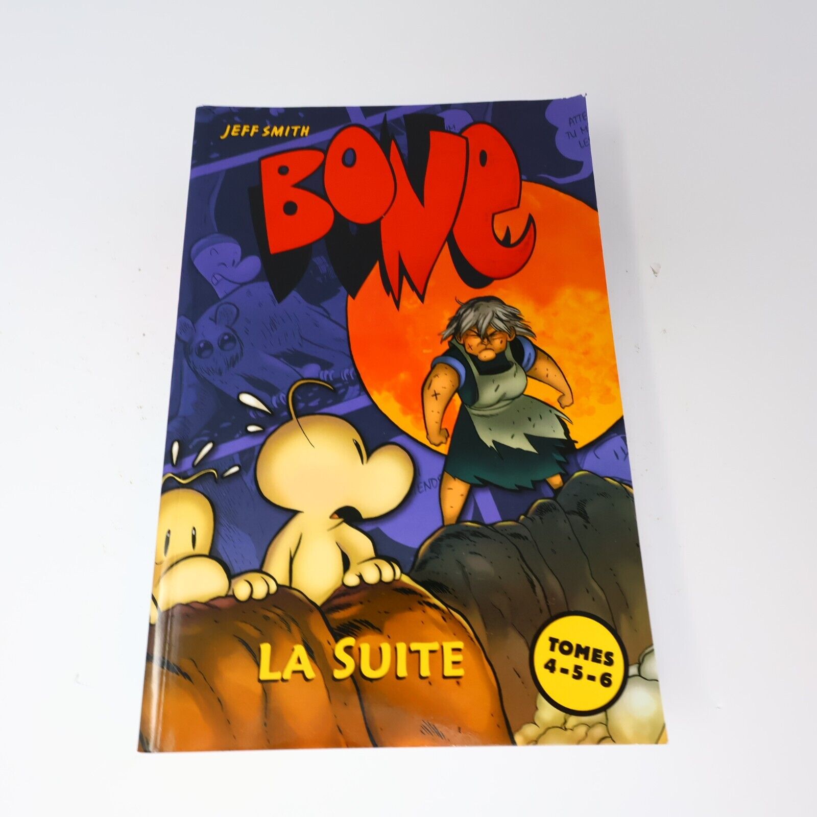 Lot 2 Livres Bone #4-9 Jeff Smith Omnibus Bande Dessinée BD La Suite Français PB