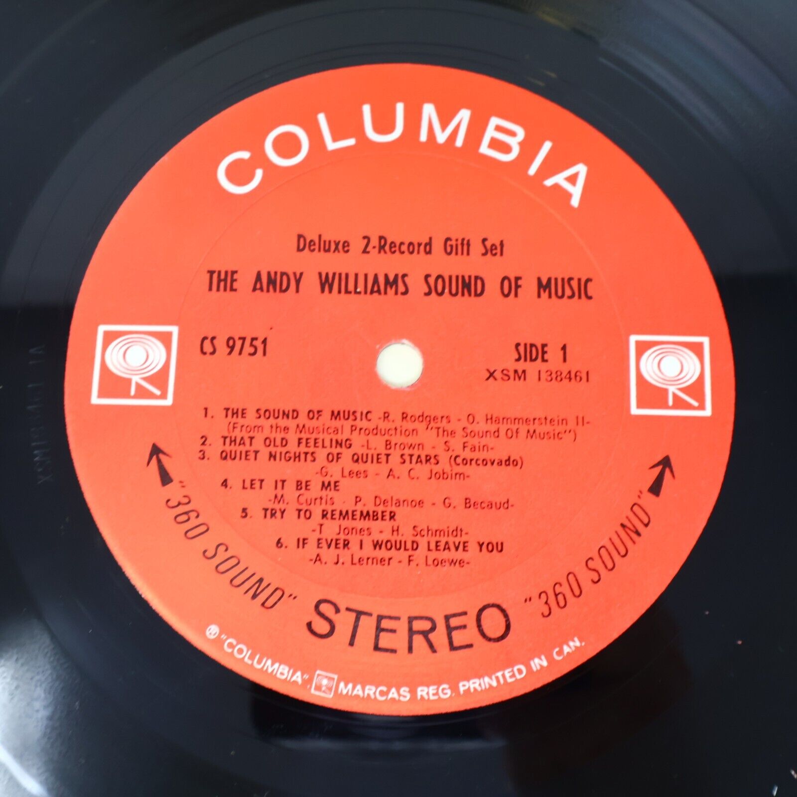 The Andy Williams Sound Of Music 2x LP Record Vinyl Canada Columbia KGP5 1968