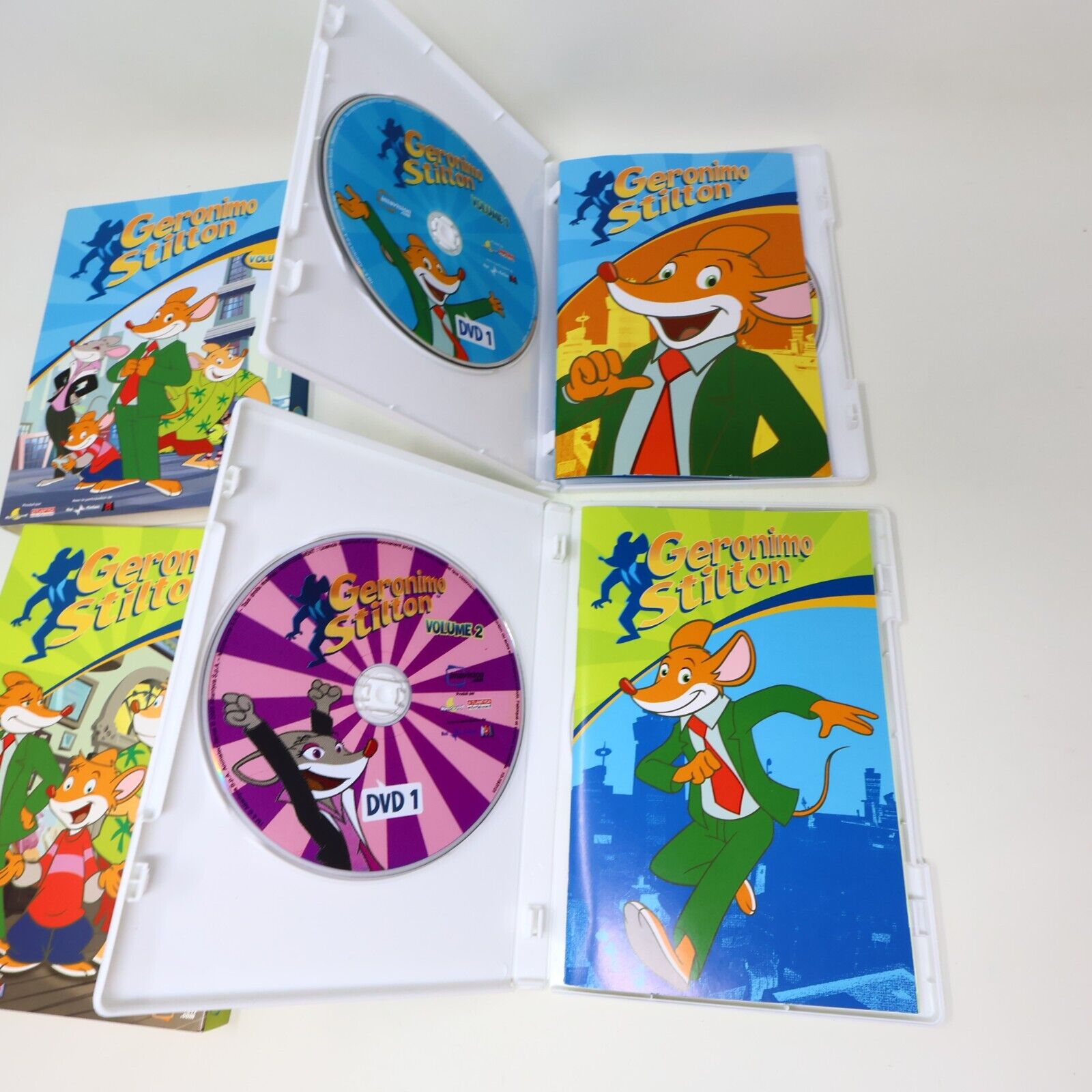 Coffret Geronimo Stilton Saisons 1 & 2 DVD Édition Limitée Testé NTSC Français