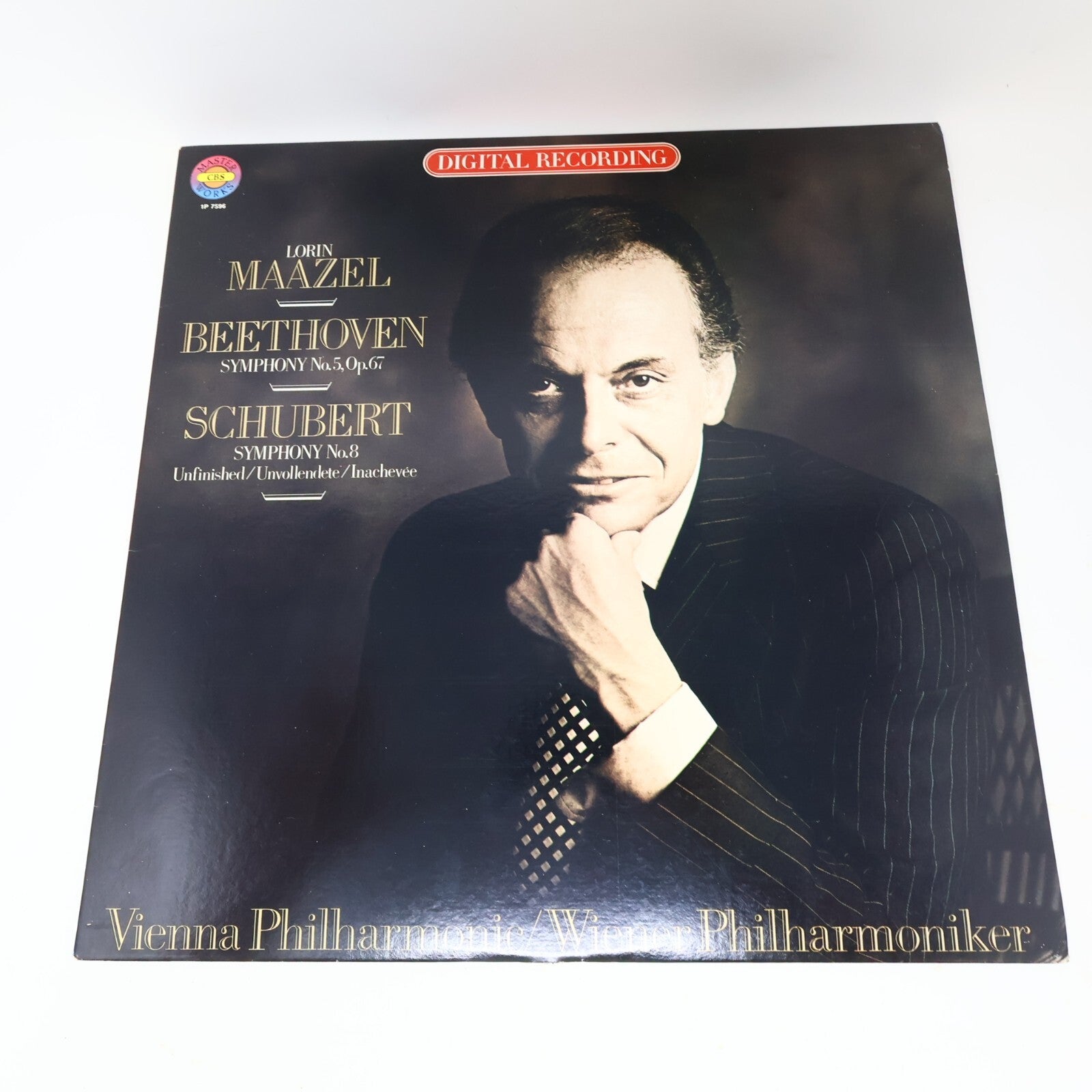 Lorin Maazel Beethoven Schubert Wiener 1981 Symphony #5 op.67 #8 Record 1P 7596