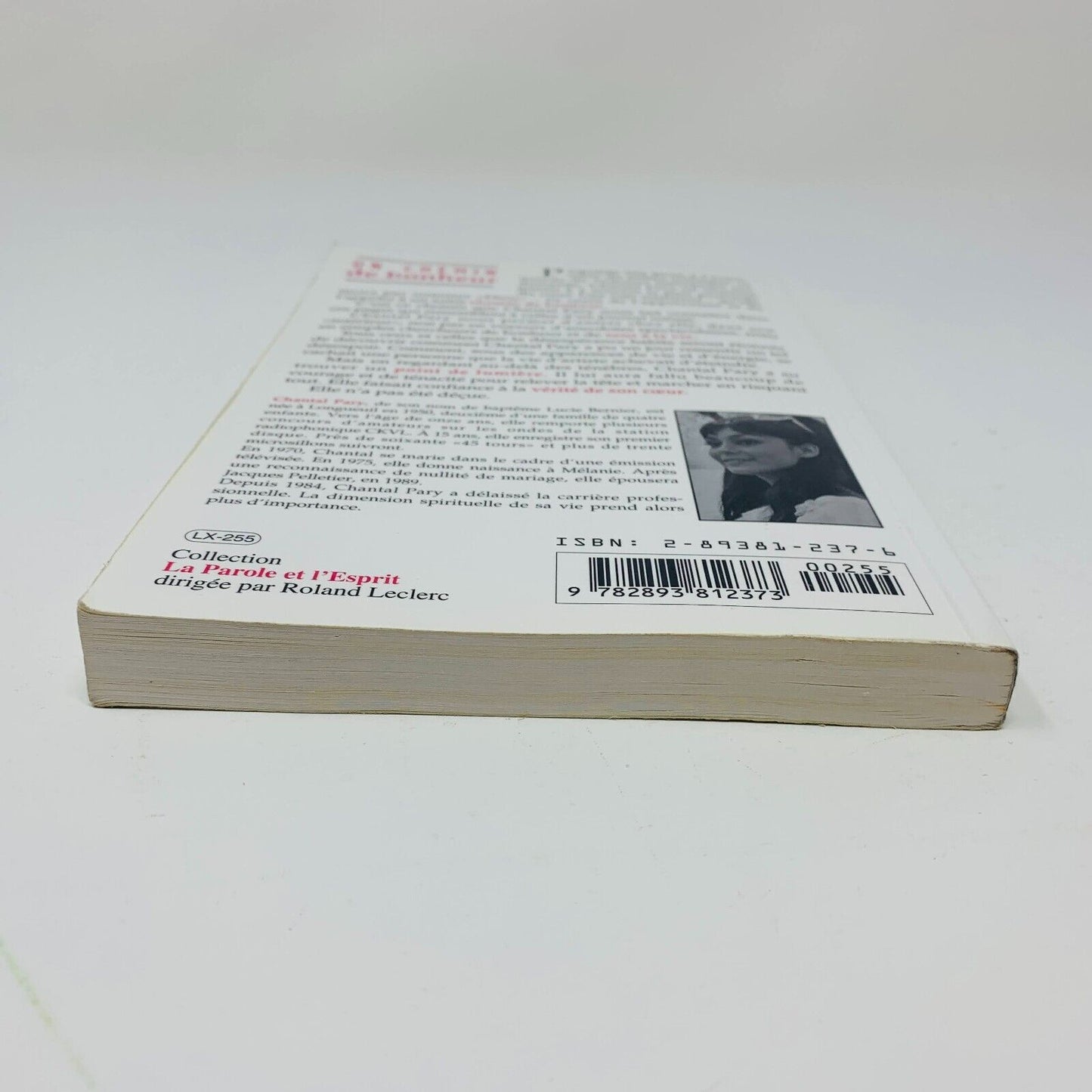 1994 Chantal Pary L'Histoire de ma Vie Livre Signé Éditions Logiques Biographie