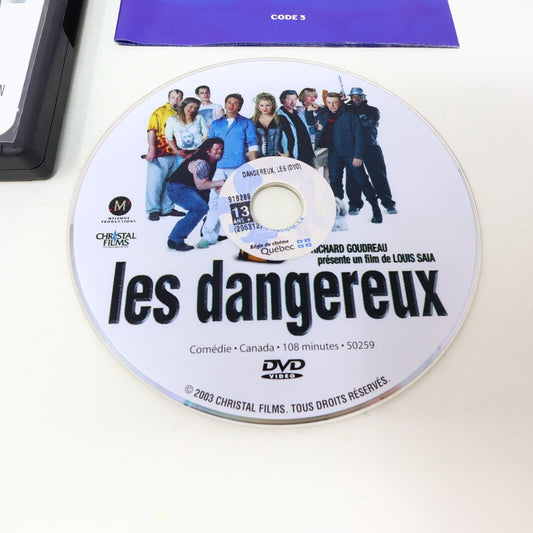 Les Dangereux DVD NTSC Testé Film Québécois Véronique Cloutier Stéphane Rousseau