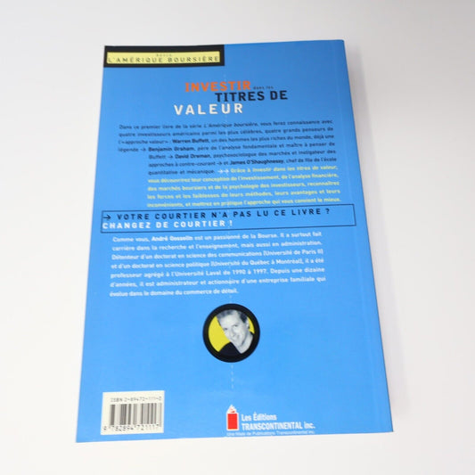 1999 Investir dans les Titres de Valeur L'Amérique Boursière #1 Affaires Plus PB
