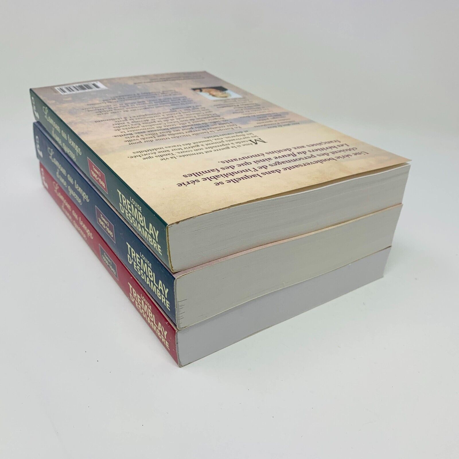 L'Amour au Temps d'une Guerre 1-3 Série Complète Louise Tremblay D'Essiambre Lot
