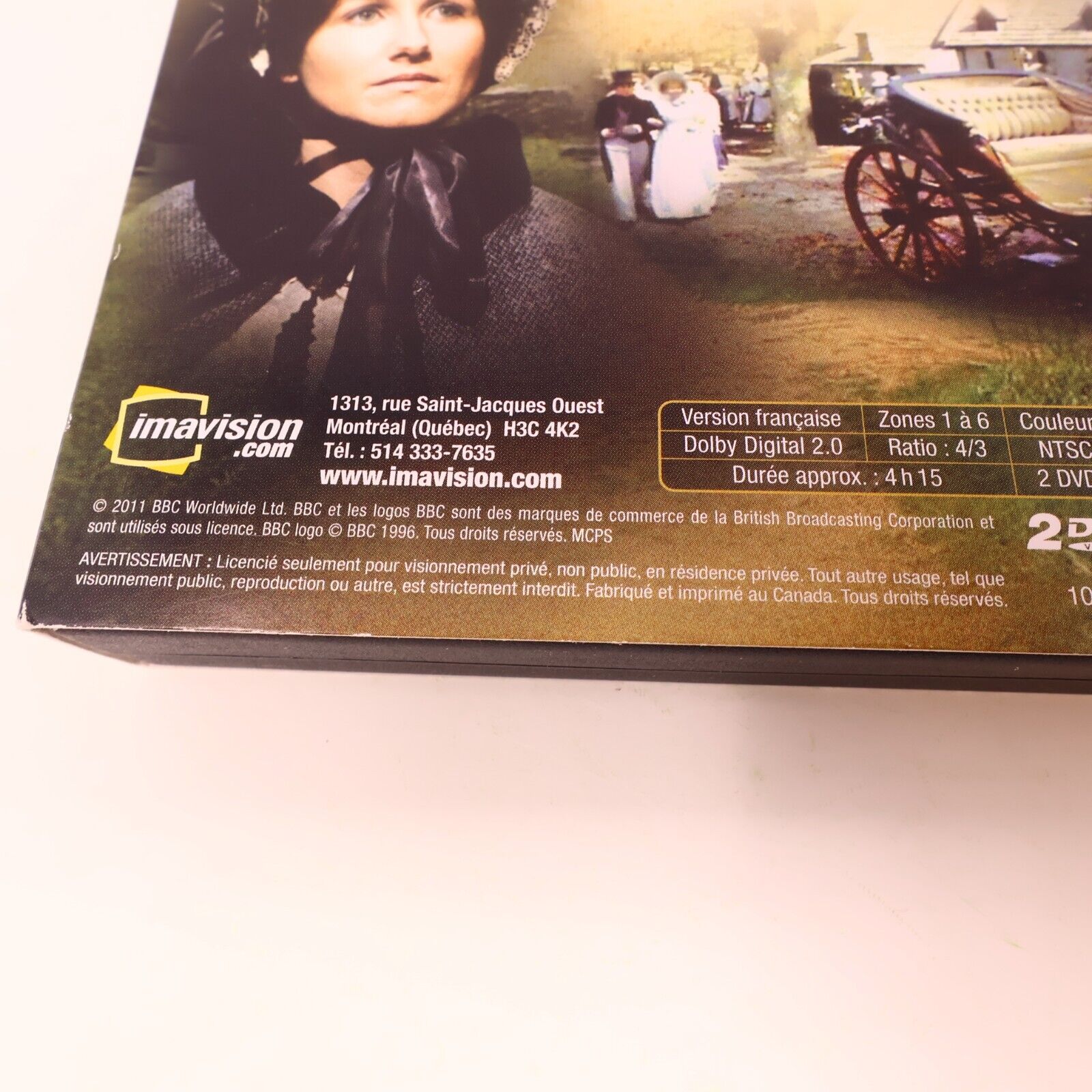 Jane Eyre DVD BBC Français French NTSC Tested Timothy Dalton Zelah Clarke Bronte