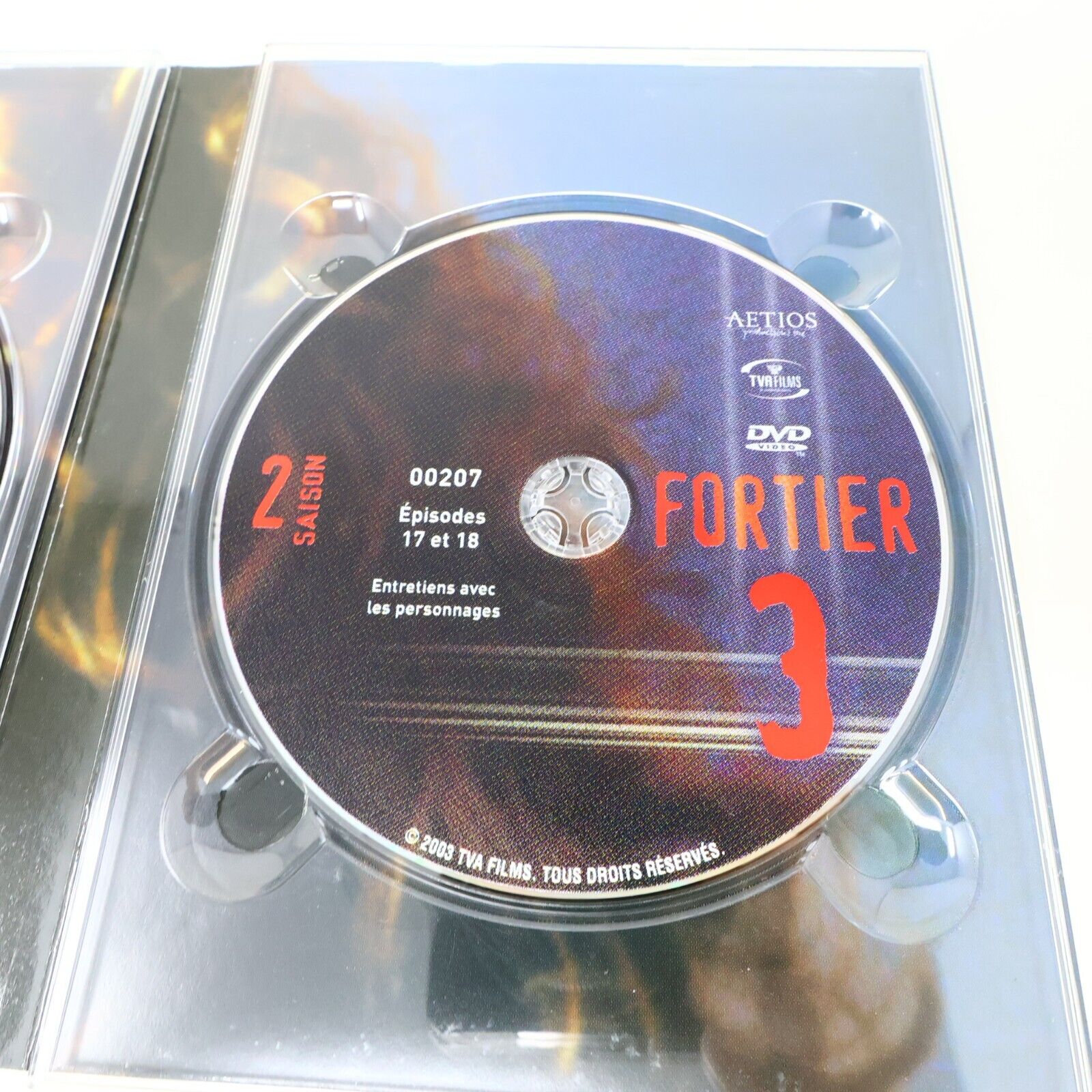 Fortier Saison #2 DVD Sophie Lorain Pierre Lebeau Série Télévision NTSC Testé