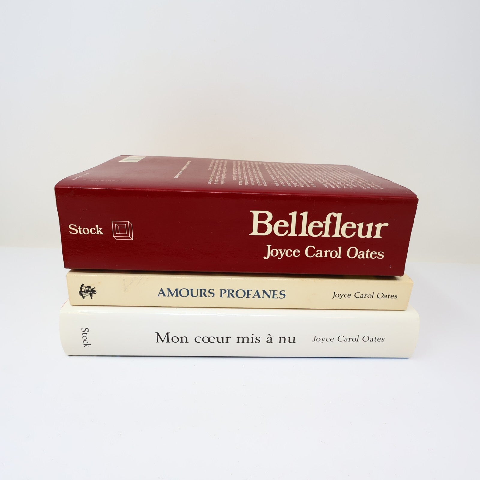 Joyce Carol Oates Lot 3 Livres Bellefleur/Amours Profanes/Mon Coeur Mis à Nu PB