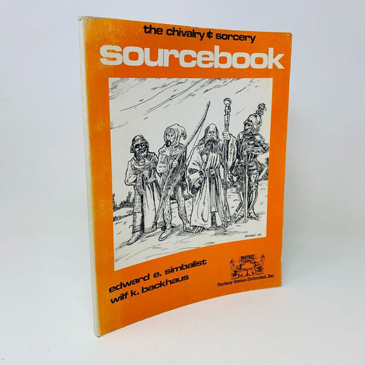 1978 The Chivalry & Sorcery Sourcebook RPG FGU Edward Simbalist & Wilf Backhaus