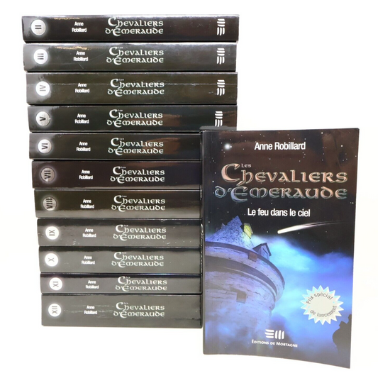 Les Chevaliers d'Émeraude 1-12 Série Complète Français Anne Robillard Lot Livres