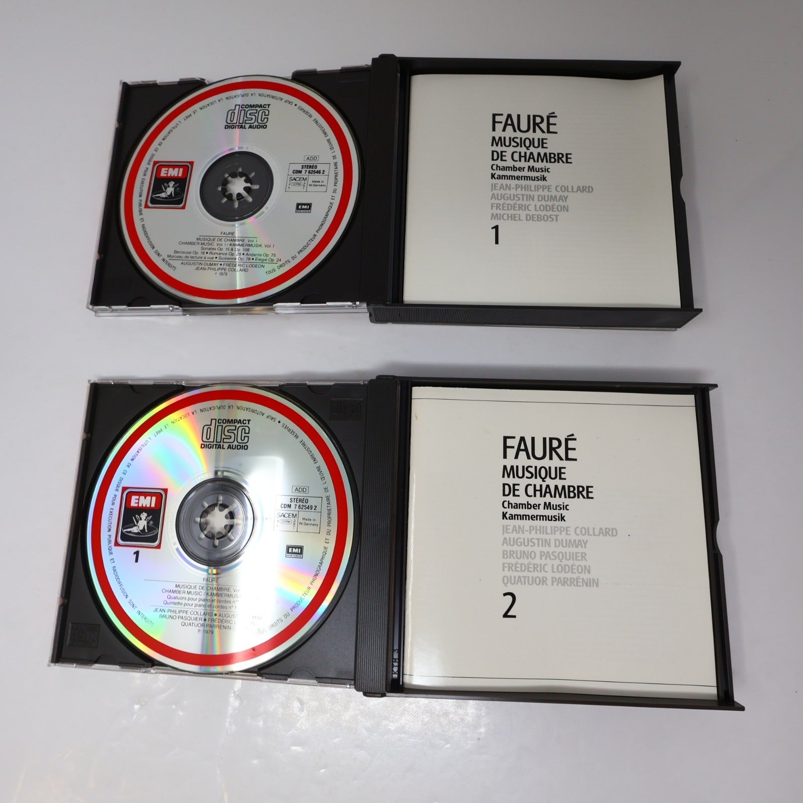 Gabriel Fauré 9 CD Lot Requiem/Violin Sonatas/Musique de Chambre/Piano Quartets