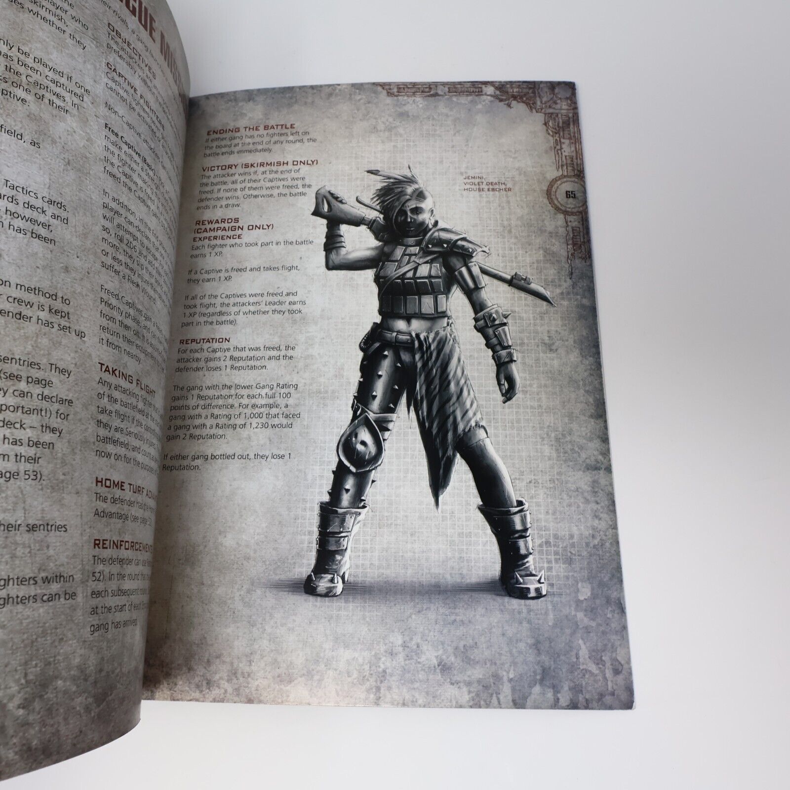 2017 Necromunda Gang War #1 Fantasy RPG Gaming Supplement Games Workshop Book PB