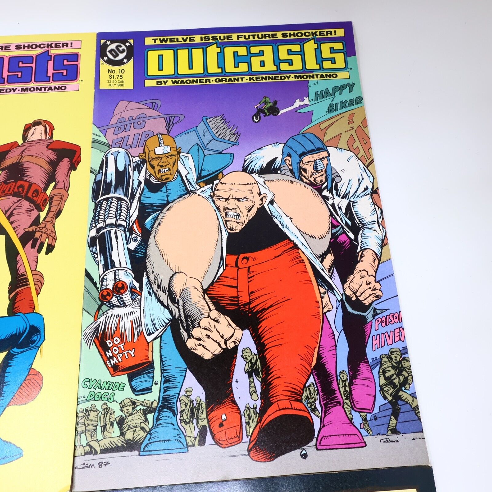 Lot 4 Comics Outcasts #9-12 Wagner/Grant/Kennedy/Montano DC 1988 80s