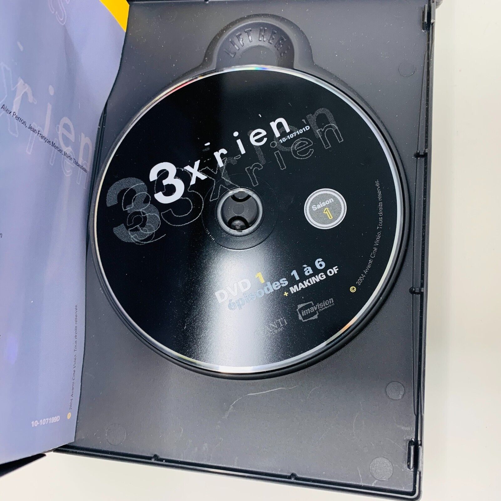 3 x Rien Saisons 1-2 Lot DVD Testés Série TV Télé Louis Morissette Alex Perron