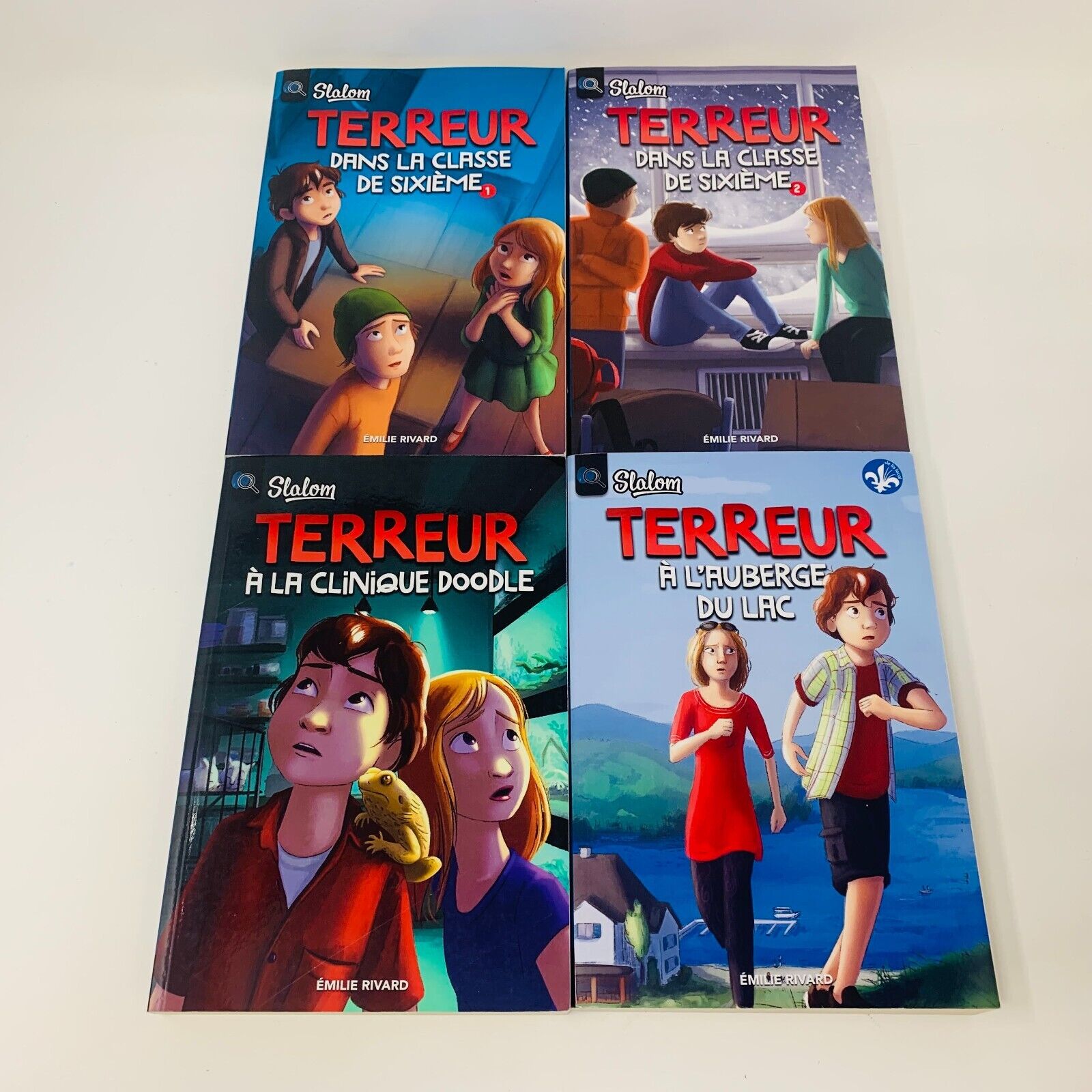 Lot de 13 Livres Slalom Policier/Enquête/Suspense/4Z Enfants 9-12 ans Français