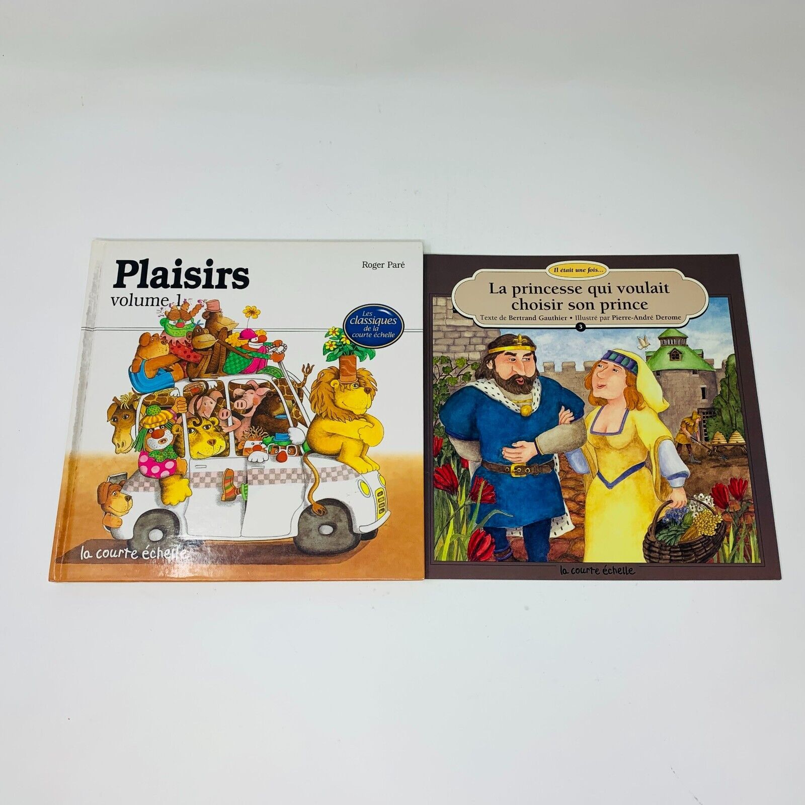 6x La Courte Échelle Lot de Livres Vintage pour Jeunes Enfants Français 70-90s