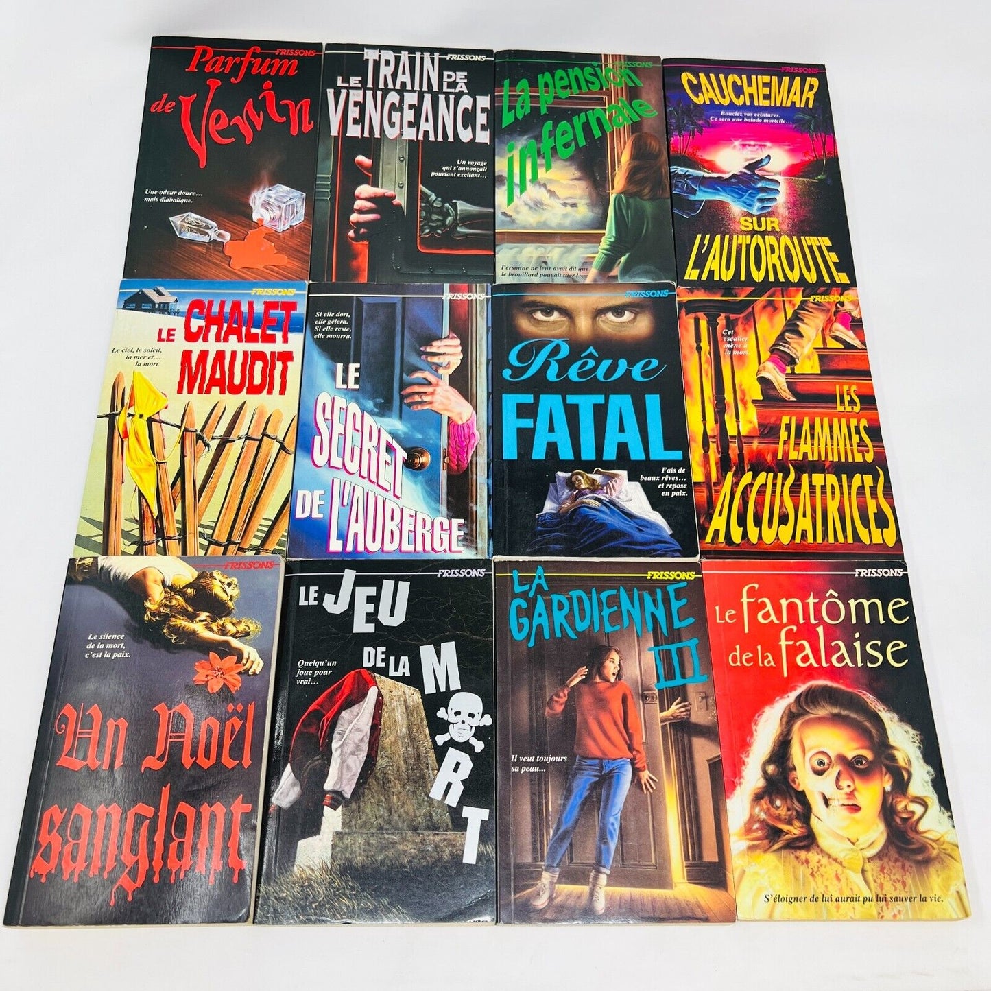 30x Frissons EH Lot Livres Quel Rendez-Vous/La Rouquine/Fenêtre Stine Français