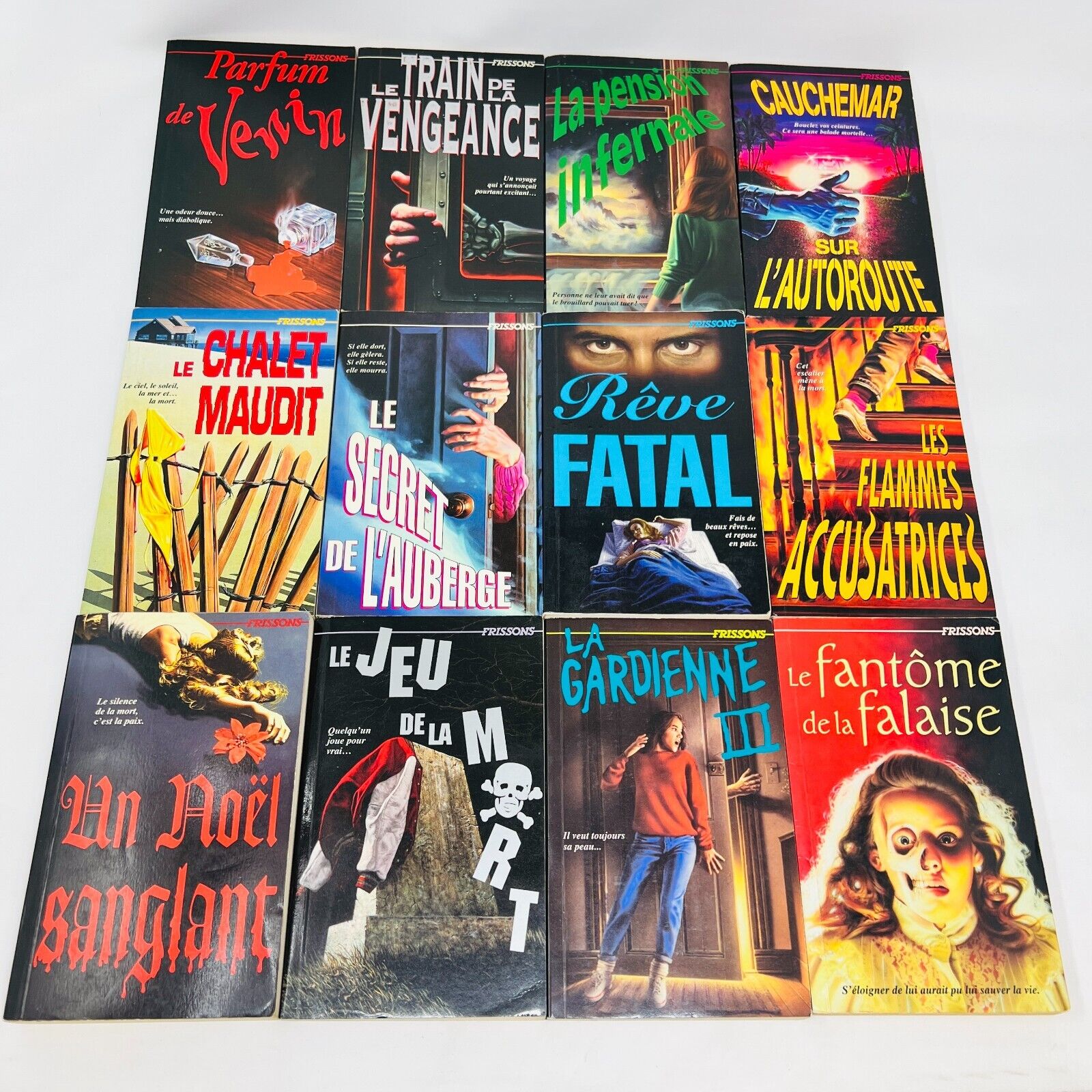 30x Frissons EH Lot Livres Quel Rendez-Vous/La Rouquine/Fenêtre Stine Français