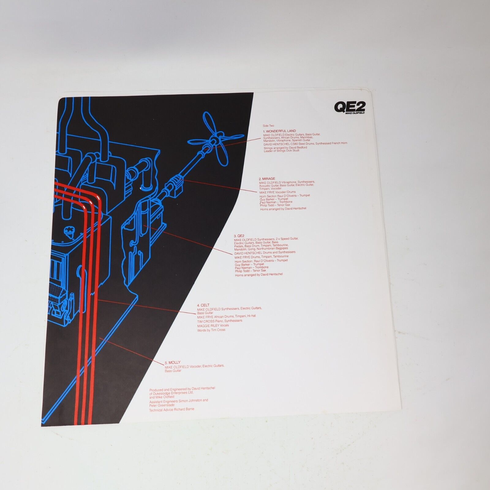 Mike Oldfield QE2LP Record 1980 Canada Virgin VL-2216 Arrival Wonderful Land EX