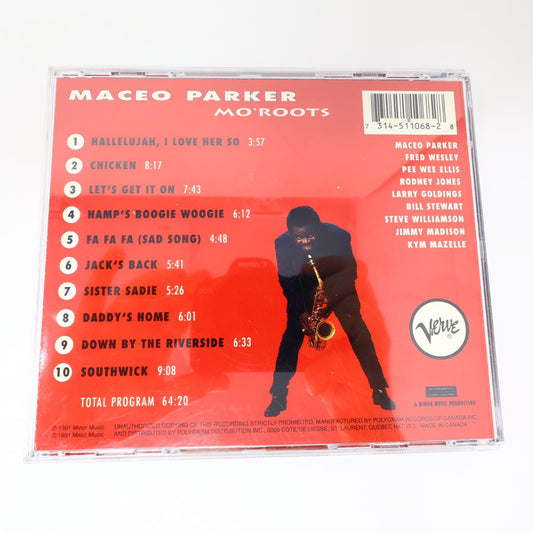 Mo' Roots CD Maceo Parker Verve Records 1991 Jazz Funk Soul 511 068-2 90s