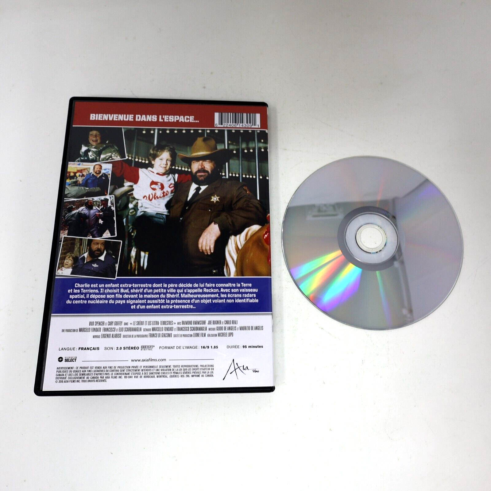 Le Sherif et Les Extra-Terrestres DVD Bud Spencer NTSC Region 1 Français Testé
