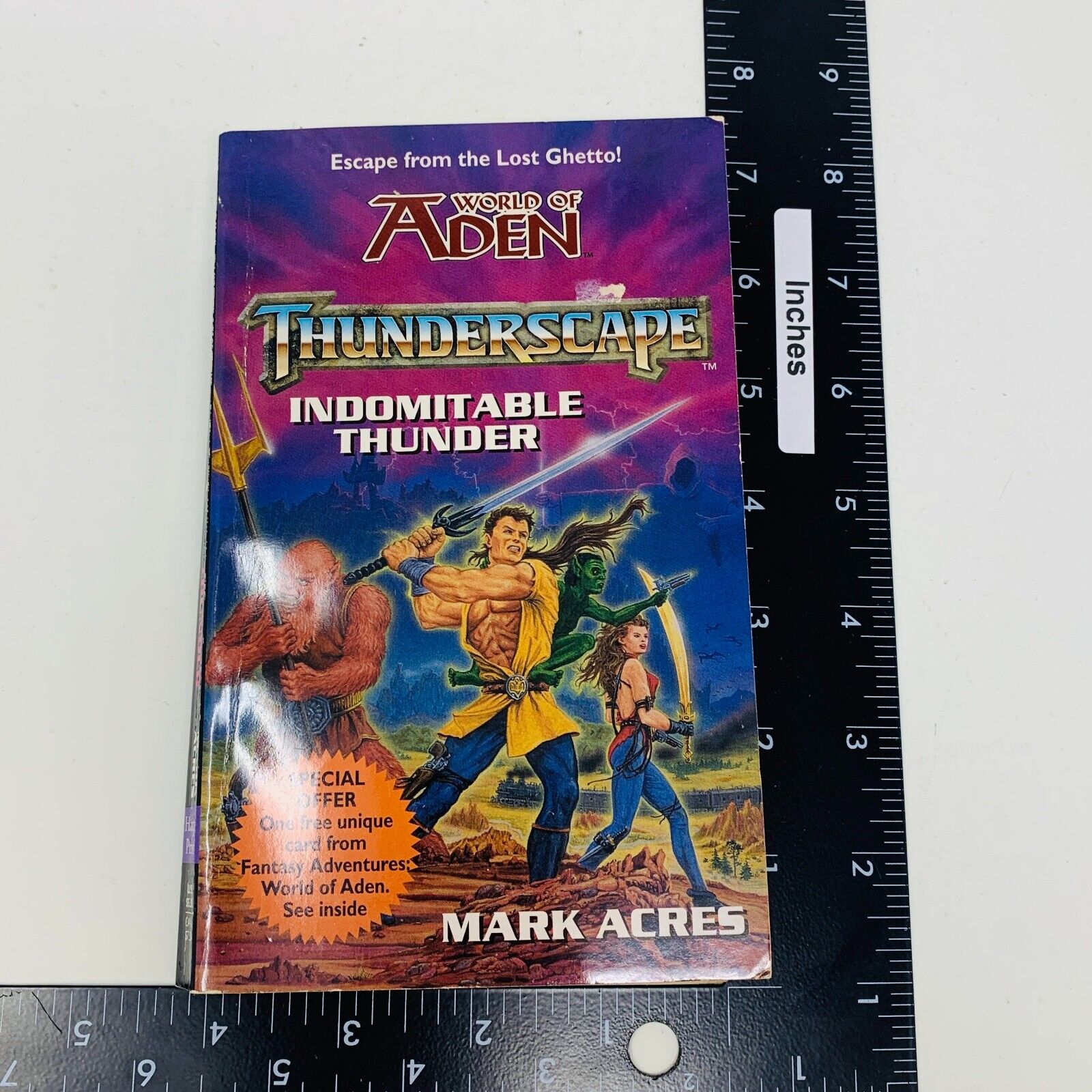 1996 Thunderscape Indomitable Thunder World of Aden by Mark Acres SSI 1st Print
