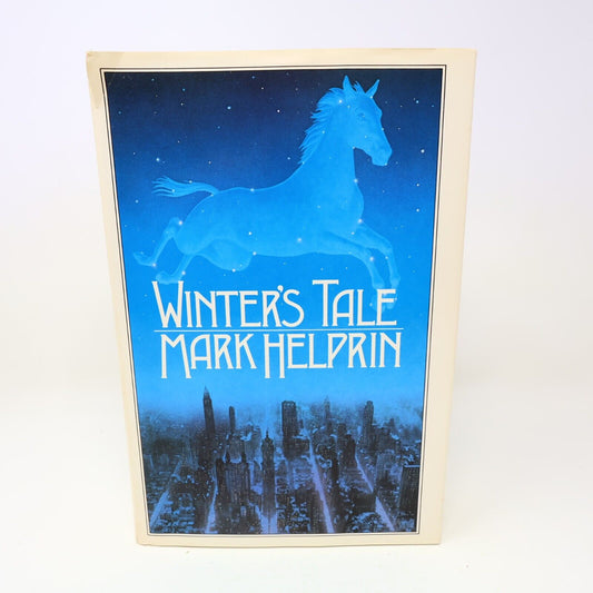 1983 Winter's Tale Mark Helprin Historical Fantasy HBJ Hardcover Book 80s HC DJ