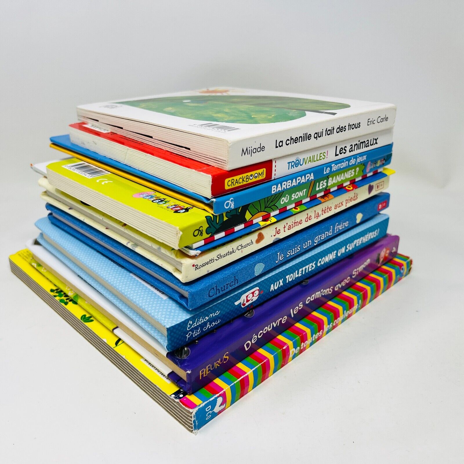 11x Livres Petite Enfance en Français/Very Young Children Books Lot in French
