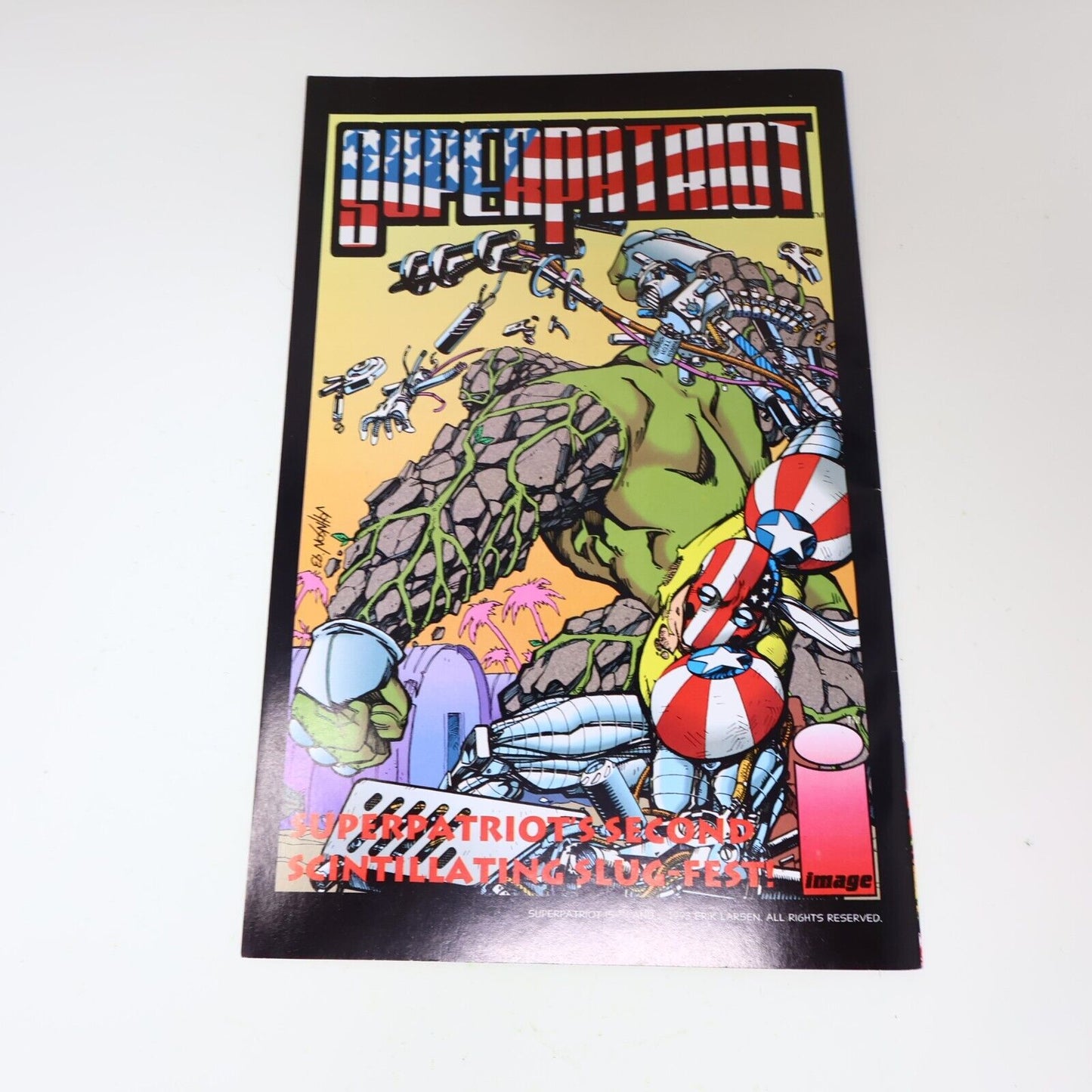 Lot 4 Comics SuperPatriot #1-4 Erik Larsen/Keith Giffen Image 1993 90s