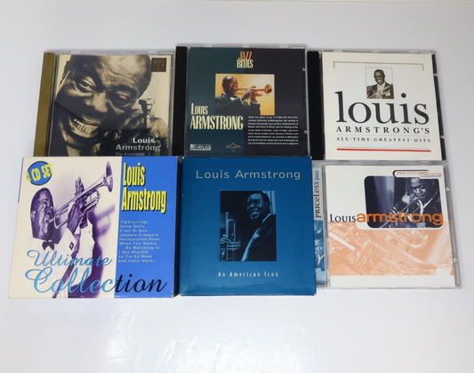 Louis Armstrong 6 CD Lot The Essential Satchmo/Jazz & Blues/An American Icon