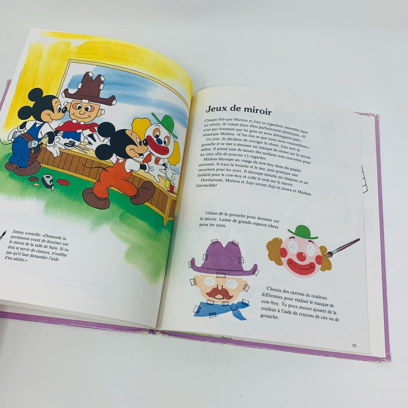 8x Les Bonnes Idées Walt Disney Things to Do French Français Enfants Livres 80s