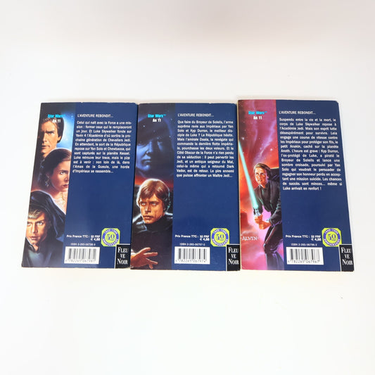 L'Académie Jedi #1-3 Star Wars Série Complète Lot 3 Livres Kevin J. Anderson 90s