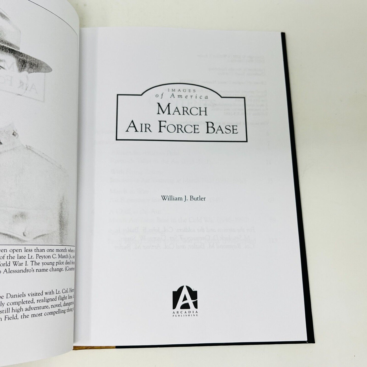 2009 March Air Force Base Hardcover by William J. Butler War Planes Military