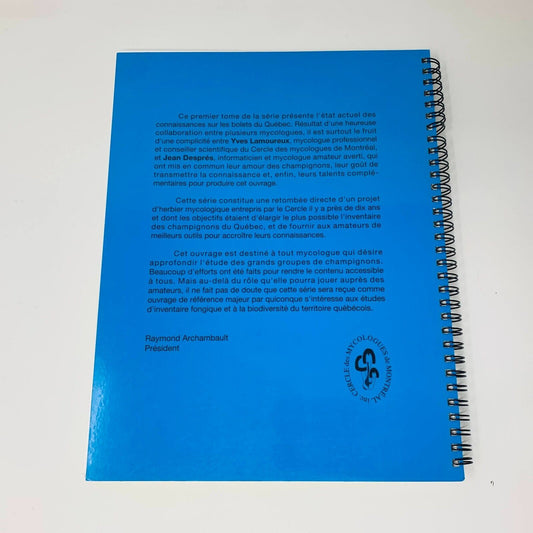 1997 Champignons du Québec Tome 1 Les Bolets Cercle des Mycologues de Montréal