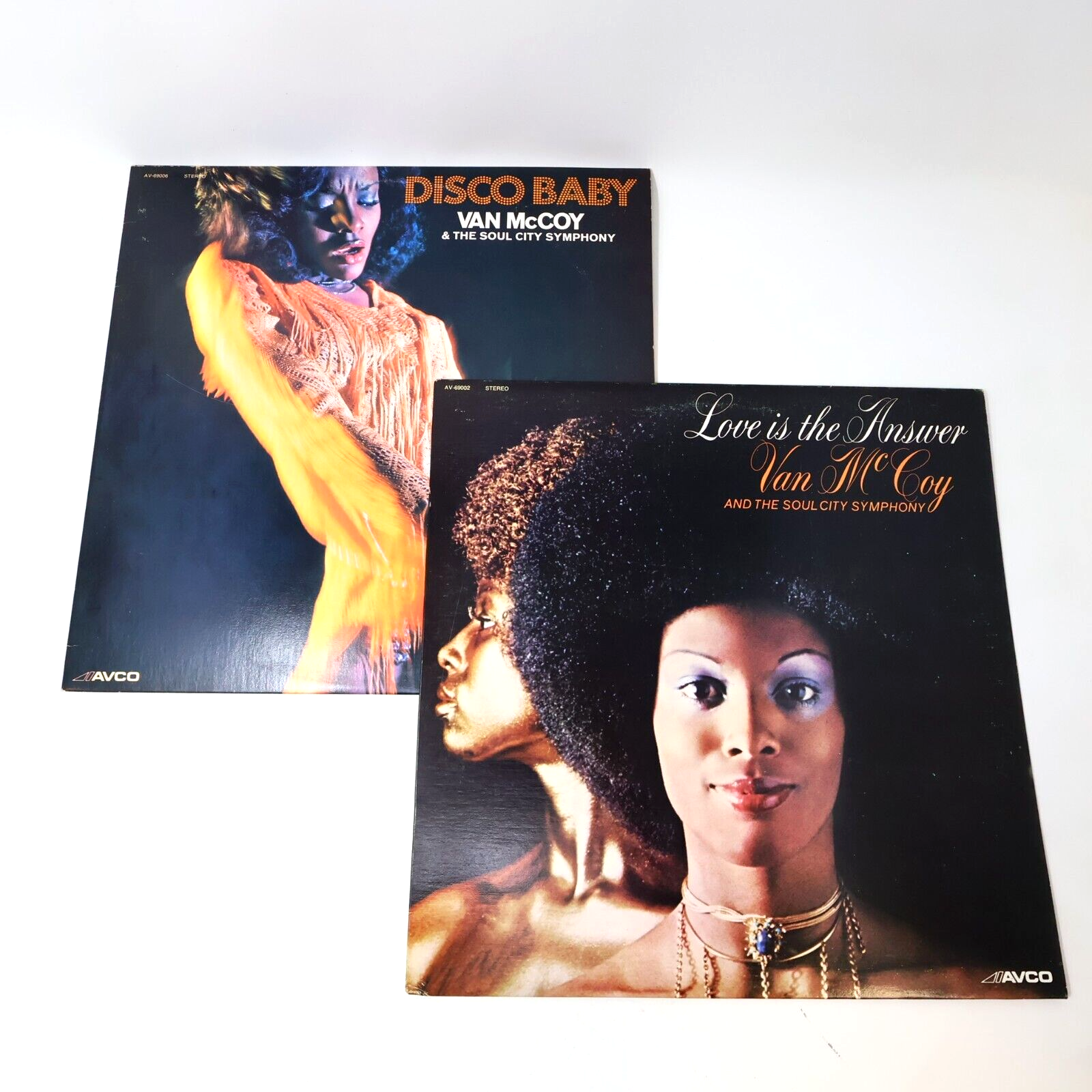 Van McCoy & The Soul City Symphony Disco Baby + Love is the Answer LP Record Lot
